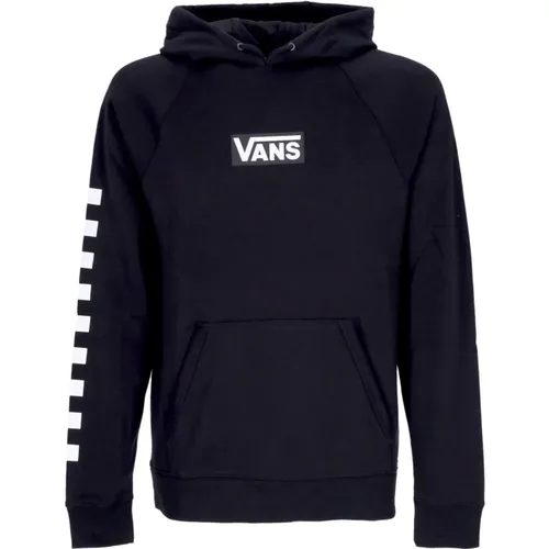 Schwarzes kariertes Hoodie Langarm , Herren, Größe: XL - Vans - Modalova