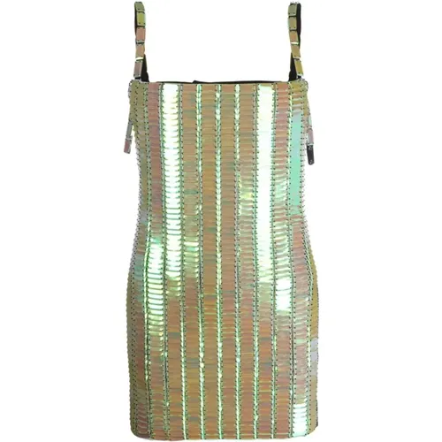 Sequin Mini Dress , female, Sizes: S, M - The Attico - Modalova