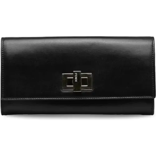 Pre-owned Leather wallets , female, Sizes: ONE SIZE - Fendi Vintage - Modalova