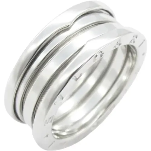 Pre-owned White Gold rings , female, Sizes: ONE SIZE - Bvlgari Vintage - Modalova