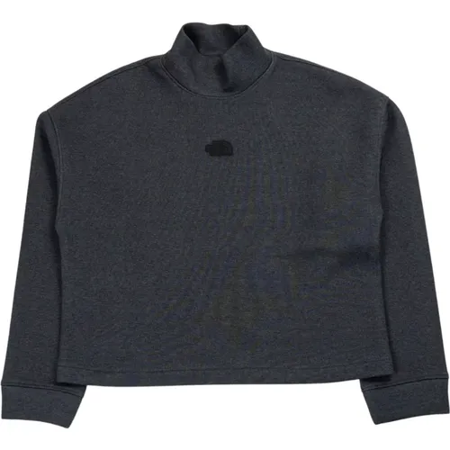 Schwarzer Sweatshirt mit Logo , Damen, Größe: M - The North Face - Modalova