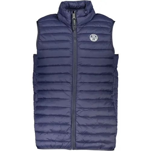 Sleeveless Jacket with Pockets and Logo , male, Sizes: L, XL, 2XL - North Sails - Modalova