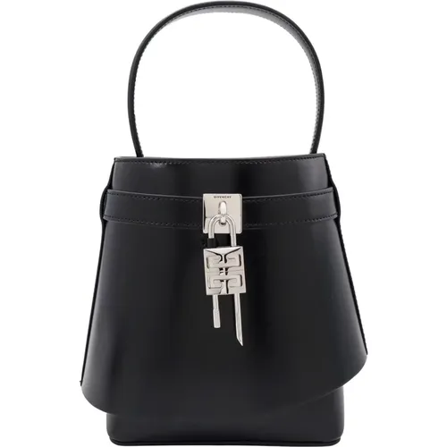 Metal 4G Padlock Leather Bucket Bag , female, Sizes: ONE SIZE - Givenchy - Modalova