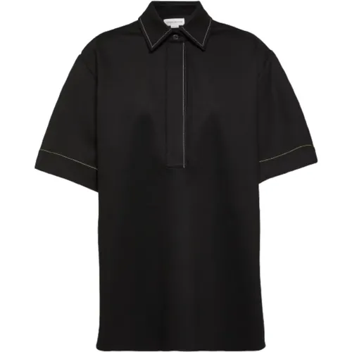 Jersey Polo Shirt , female, Sizes: 3XS - Victoria Beckham - Modalova