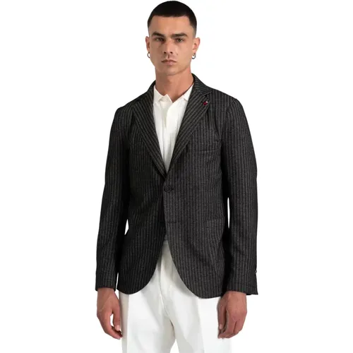 Eleganter Blazer mit Polyester-Mix , Herren, Größe: XL - Mulish - Modalova