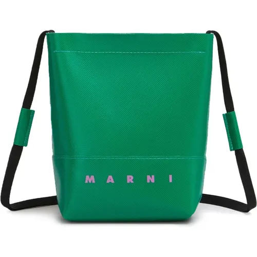 Shoulder Bag with Adjustable Strap , female, Sizes: ONE SIZE - Marni - Modalova