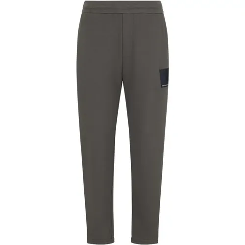 Logo Taille Elastische Knöchellange Hose , Herren, Größe: XS - Armani Exchange - Modalova