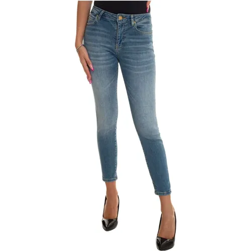 Sabrina Skinny Denim Jeans , female, Sizes: W26, W32 - pinko - Modalova