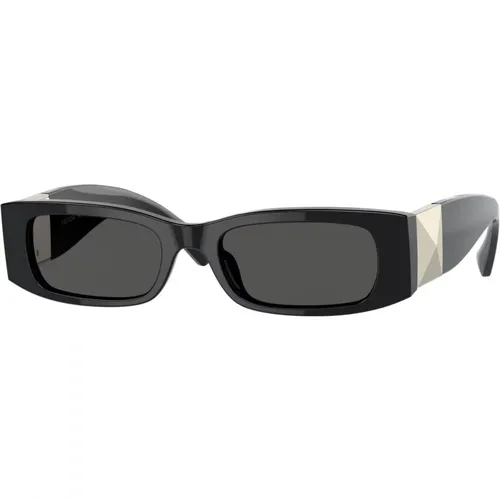Grey Sunglasses , female, Sizes: 51 MM - Valentino - Modalova
