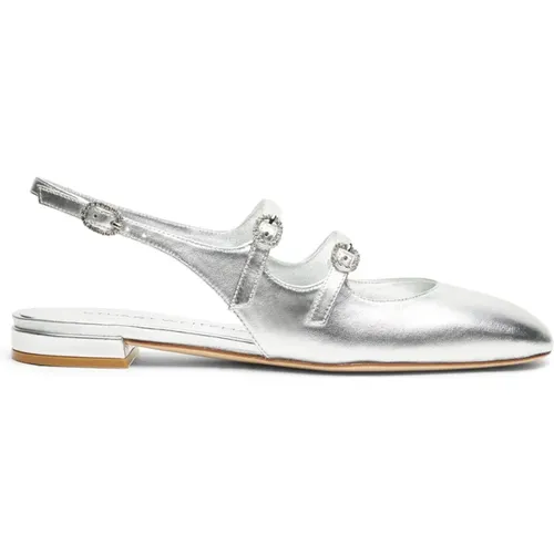 Kristall Mary Jane Slingback Schuhe , Damen, Größe: 39 1/2 EU - Stuart Weitzman - Modalova