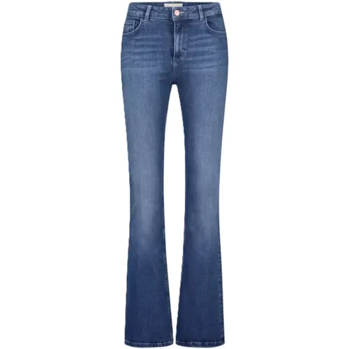 Eva Flare Bestickte Stretch-Denim Jeans , Damen, Größe: W26 L32 - Fabienne Chapot - Modalova