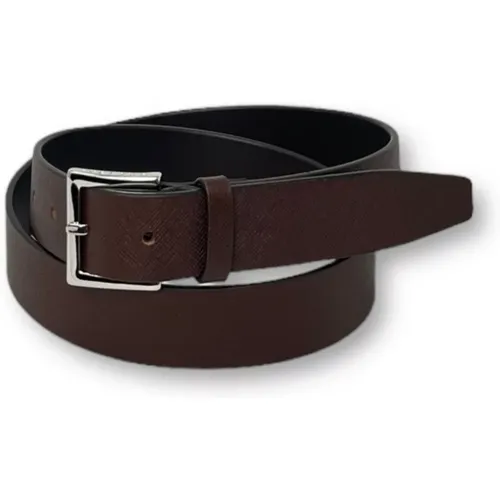 Basic Saffiano Belt , male, Sizes: 110 CM - Orciani - Modalova