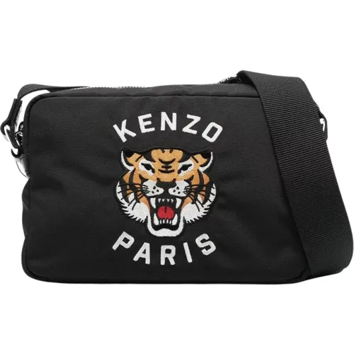 Varsity Tiger Crossbody Bag , male, Sizes: ONE SIZE - Kenzo - Modalova