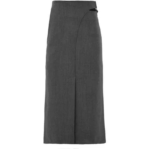 Grey Skirt - Donna Modello 23Fa5771 Krip 90 , female, Sizes: XS, S, M, 2XS - Beatrice .b - Modalova