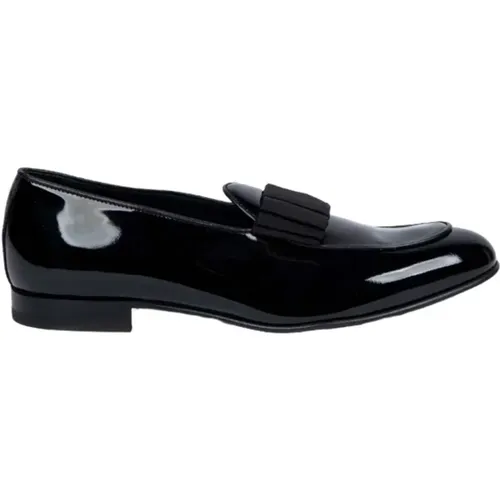 Patent Leather Loafers with Bow , male, Sizes: 7 UK, 8 UK, 10 UK, 11 UK, 6 UK, 6 1/2 UK, 9 UK, 8 1/2 UK, 7 1/2 UK - Marechiaro 1962 - Modalova