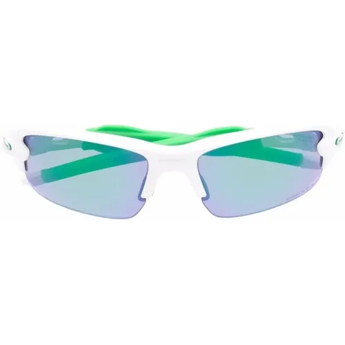 Weiße Sonnenbrille mit Etui und Garantie - Oakley - Modalova