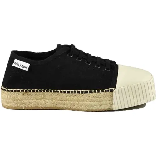 Stilvolle schwarze Espadrilles für Frauen , Damen, Größe: 39 EU - Palm Angels - Modalova