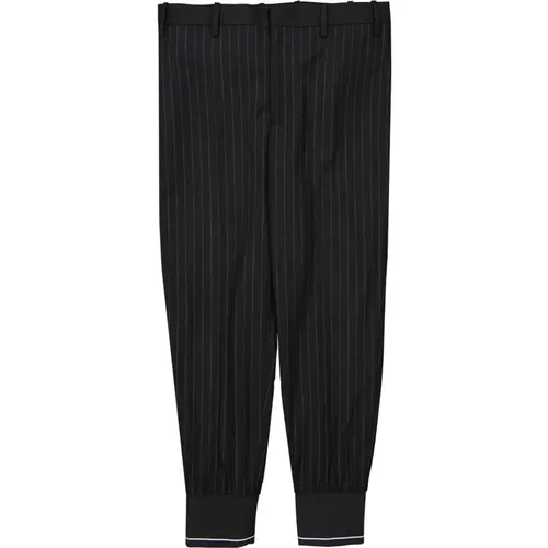 Striped Wool Pants for Men , male, Sizes: S - Neil Barrett - Modalova