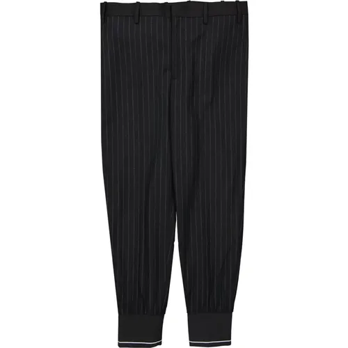 Striped Wool Pants for Men , male, Sizes: S, L - Neil Barrett - Modalova
