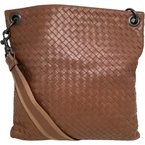 Pre-owned Leather shoulder-bags , female, Sizes: ONE SIZE - Bottega Veneta Vintage - Modalova