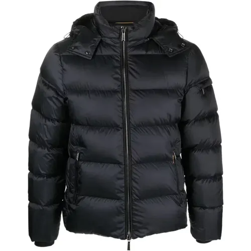 Detachable Hood Puffer Coat , male, Sizes: 2XL, L, XL - Moorer - Modalova