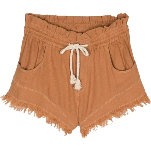 Silk Knit Shorts with Drawstring , female, Sizes: XS - Isabel Marant Étoile - Modalova