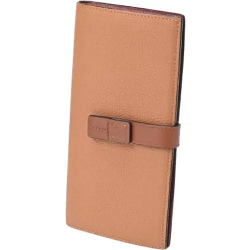 Pre-owned Leather wallets , female, Sizes: ONE SIZE - Loewe Pre-owned - Modalova