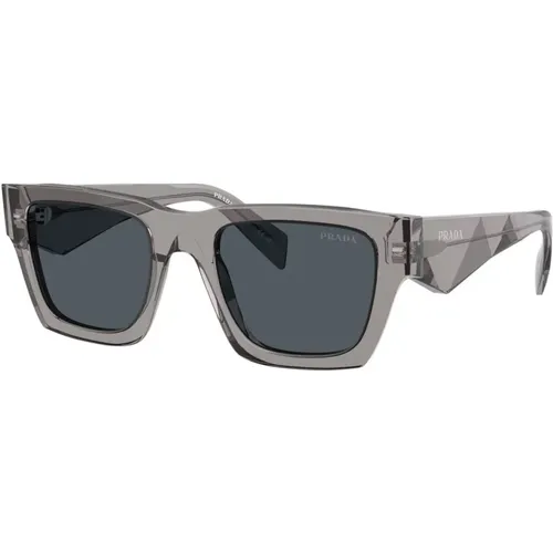 Stylish Sunglasses with Dark Grey Frame , male, Sizes: 50 MM - Prada - Modalova