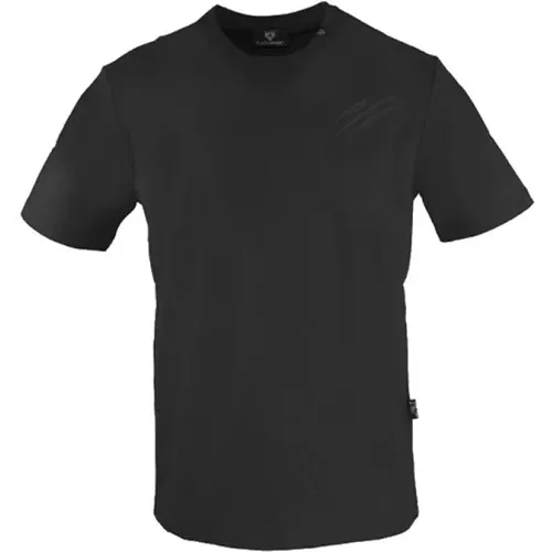 Scratch Logo Baumwoll-T-Shirt , Herren, Größe: 2XL - Plein Sport - Modalova