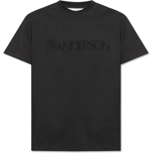T-Shirt mit Logo , Herren, Größe: L - JW Anderson - Modalova