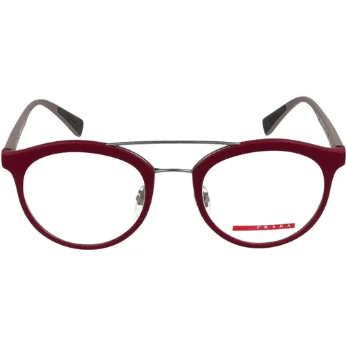 Stilvolle Brille 01Hv Vista , Herren, Größe: 50 MM - Prada - Modalova