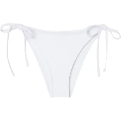 Weißes Schleifen Bikini Unterteil - Moschino - Modalova