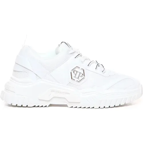 Stylish Sneakers with Cotton Blend , male, Sizes: 6 UK, 10 UK, 9 UK, 7 UK - Philipp Plein - Modalova