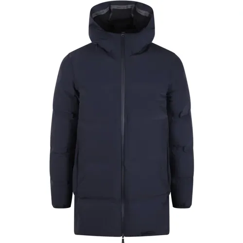 Padded Hooded Jacket with Double Zip , male, Sizes: 2XL, XL, L - Herno - Modalova