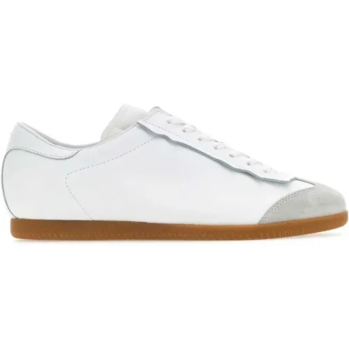 Weiße Leder Featherlight Sneakers , Damen, Größe: 40 EU - Maison Margiela - Modalova