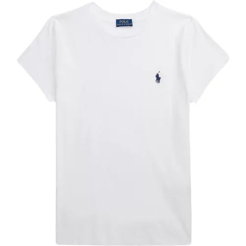 Cotton Jersey Crewneck T-shirt , female, Sizes: L, XS - Polo Ralph Lauren - Modalova