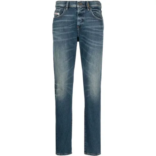 Slim D-Strukt Blaue Jeans , Herren, Größe: W30 - Diesel - Modalova