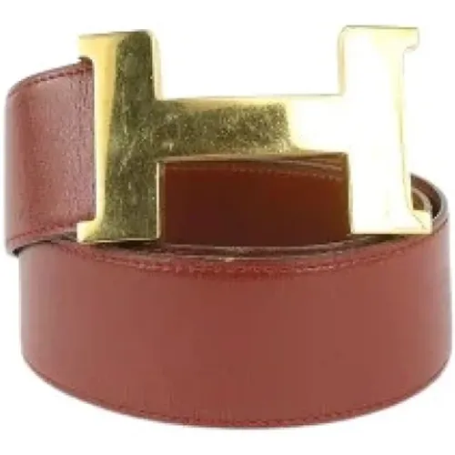 Pre-owned Leather belts , female, Sizes: ONE SIZE - Hermès Vintage - Modalova