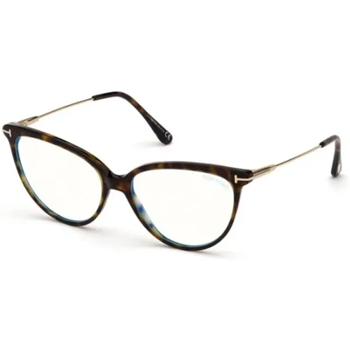 Chic Havana Frame Glasses , female, Sizes: 55 MM - Tom Ford - Modalova