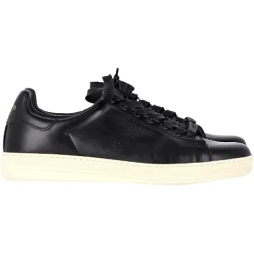 Pre-owned Leather sneakers , female, Sizes: 7 UK - Tom Ford Pre-owned - Modalova