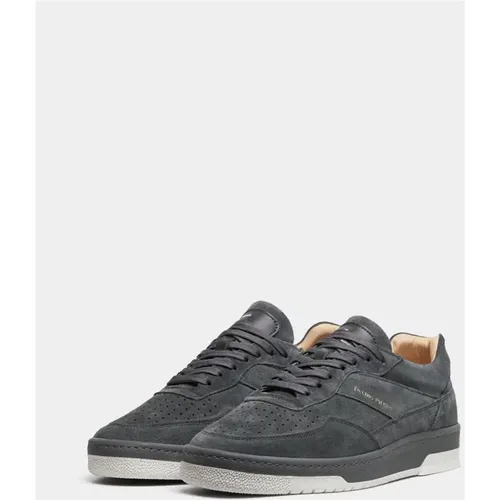 Ace Suede Dark Grey Sneakers , male, Sizes: 7 UK, 8 UK, 12 UK - Filling Pieces - Modalova