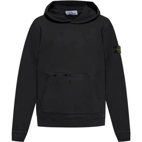 Compass Application Sweatshirt , male, Sizes: L - Stone Island - Modalova