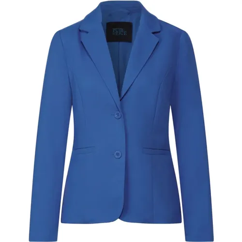 Blauer Blazer mit Knöpfen und Taschen , Damen, Größe: M - Street One - Modalova