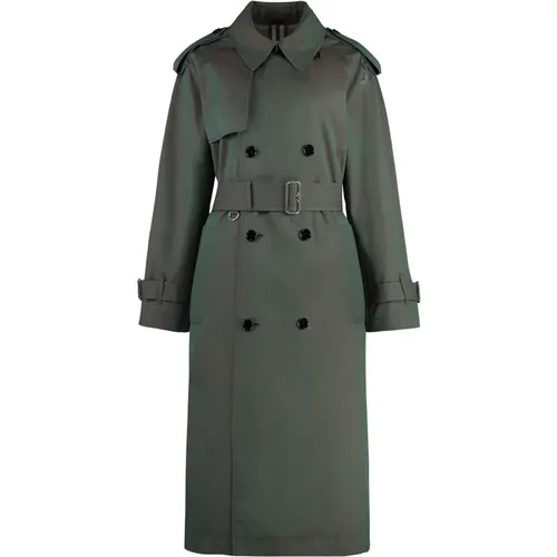 Baumwoll-Trenchcoat mit Pistolenklappe - Burberry - Modalova