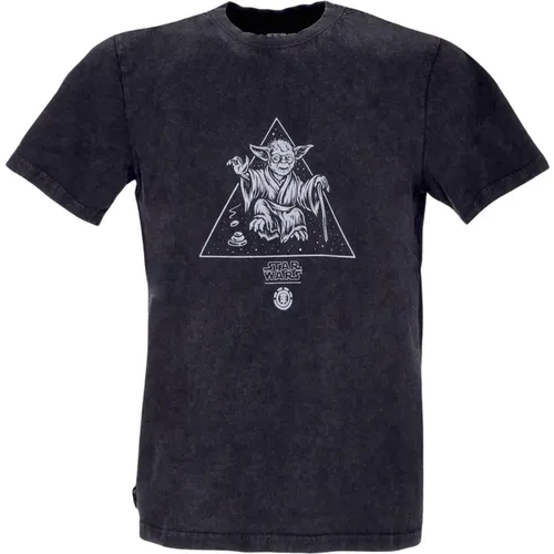 Yoda Star Wars Tee Schwarzes T-Shirt - Element - Modalova