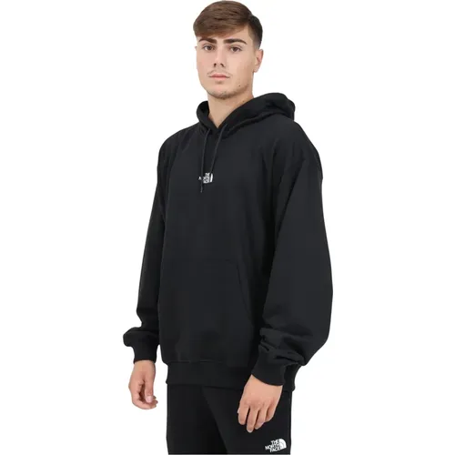 Schwarzer Hoodie Pullover Herbst Winter , Herren, Größe: M - The North Face - Modalova