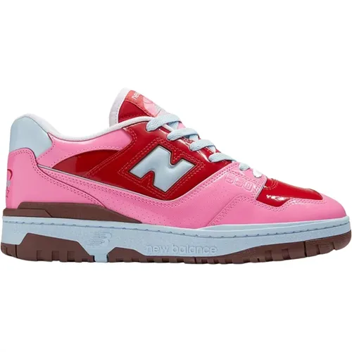 Pink Red & White Sneaker , Damen, Größe: 37 1/2 EU - New Balance - Modalova