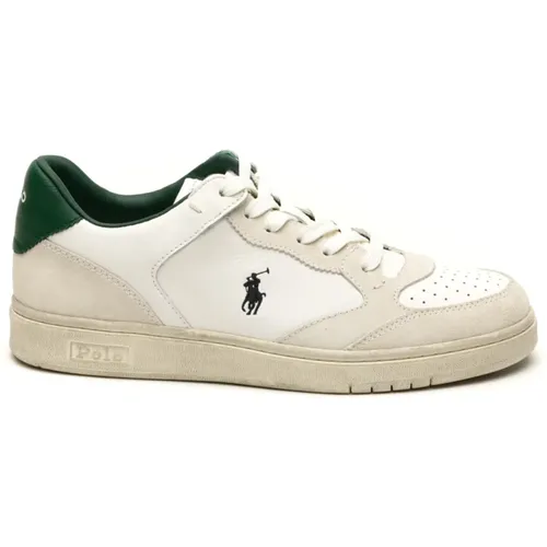 Polo Sneakers Green , male, Sizes: 6 UK, 10 UK, 7 UK, 8 UK, 9 UK, 11 UK - Ralph Lauren - Modalova