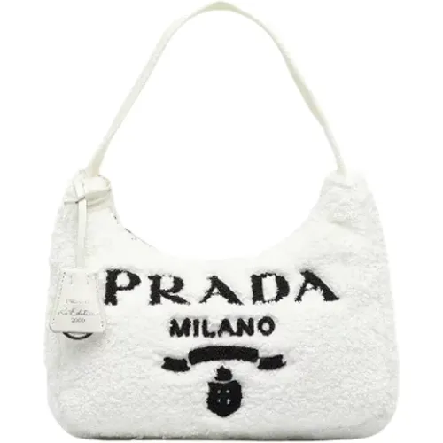 Pre-owned Cotton handbags , female, Sizes: ONE SIZE - Prada Vintage - Modalova