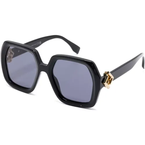 Fe40139I 01V Sunglasses , female, Sizes: 53 MM - Fendi - Modalova